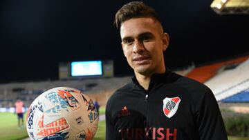 Rafael Santos Borr&eacute;, delantero de River Plate, est&aacute; a 10 goles de Juan Pablo &Aacute;ngel, quien est&aacute; l&iacute;der desde el 2000. Borr&eacute; se ir&aacute; en junio del equipo