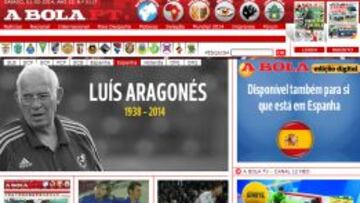 La prensa mundial se hace eco de la muerte de Luis Aragonés