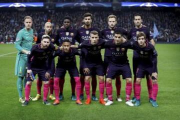 Las im¨¢genes del Manchester City-Barcelona