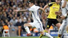 James sonríe de nuevo en el Madrid que clasifica segundo