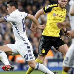 James sonríe de nuevo en el Madrid que clasifica segundo