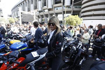 El homenaje motero al Maestro Ángel Nieto en Madrid