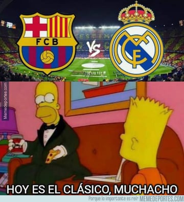 Los memes más divertidos del Barcelona-Real Madrid