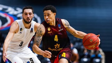 AJ SLAUGHTER of Gran Canaria during the EuroCup match between Paris and Gran canaria at Halle Georges-Carpentier on November 2, 2022 in Paris, France.