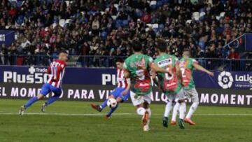 1-0. Nico Gaitán marcó el primer gol.