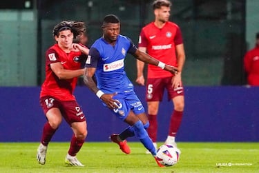 Su gol fue una lección de golpeo desde fuera del área. Además, fue la guinda a un partido completo del equipo vasco ante el Andorra.