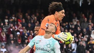 After his strong performance against Inter, the Mexican goalkeeper was recognized along with his peers in the Italian top flight.