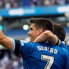 Festín final de Gerard en el gran día del tridente del Espanyol