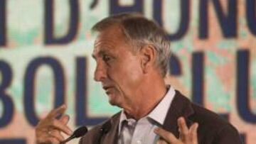 Cruyff: "A Messi no se le puede comparar conmigo, pero sí con Maradona"