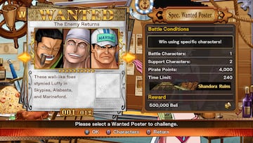 Captura de pantalla - One Piece: Burning Blood (PC)