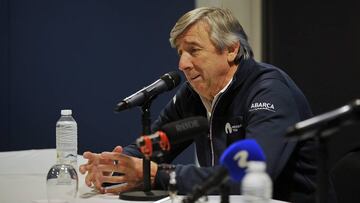 El manager del Movistar Eusebio Unzué;, durante una rueda de prensa en la Rafa Nadal Academy.