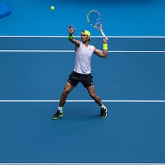 Nadal ya prepara en Melbourne el Abierto de Australia