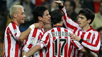 Iraola, en el partido de hace 14 años