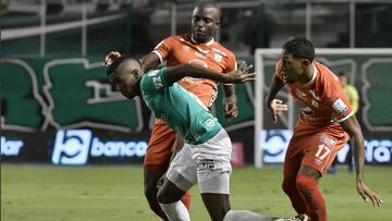 CALI. 11 de marzo de 2021. Deportivo Cali perdió 0-2 con América en el estadio de Palmaseca, en juego válido por la fecha 12 de la Liga BetPlay. (Cortesía Dimayor)