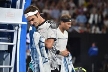 Federer-Nadal: the best pics. from the Australian Open