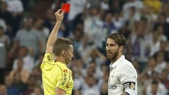 22 red cards: Sergio Ramos tops list of Spanish football's bad boys
