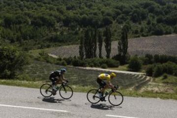 Christopher Froome y Richie Porte.