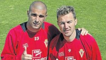 <b>PAREJA DE ATAQUE. </b>Aranda y Antoñito intentarán hacer 'olvidar' por un día a Iván Alonso.