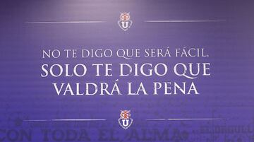 Los 6 emotivos afiches que Hoyos pegó en el camarín de la U