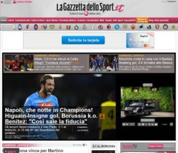 Portadas de la prensa extranjera