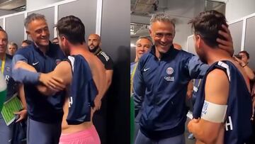 El emotivo saludo entre Messi y Luis Enrique tras el Inter Miami vs PSG en el Mundial de Clubes