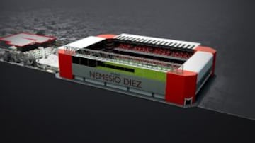 El proyecto de remodelación del Estadio Nemesio Diez del Toluca vislumbra un nuevo estacionamiento y ampliar el aforo a 35,000 personas. Estará listo, en teoría, para el aniversario 100 del equipo, en 2016.