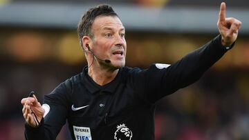 Mark Clattenburg, durante un partido.