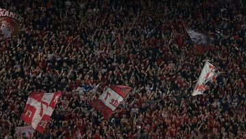 Aficionados de Olympiacos.