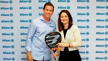 Paquito Navarro el día su su compromiso con Allianz.