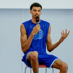 Wembanyama sigue la línea de Mbappé y se posiciona políticamente