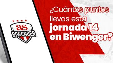 ¿Cuántos puntos lleva tu equipo Biwenger esta jornada?