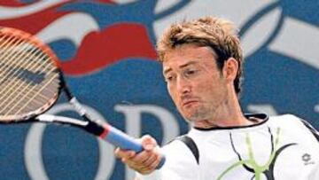 <b>SUFRIDO. </b>Juan Carlos Ferrero tuvo que esforzarse mucho para seguir adelante en Nueva York.
