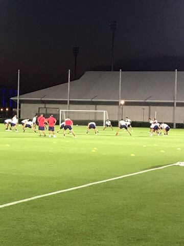 El entrenamiento del 'Tri' olímpico en Tokio