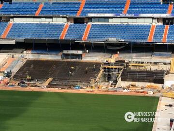 As&iacute; avanzan las obras del Santiago Bernab&eacute;u.