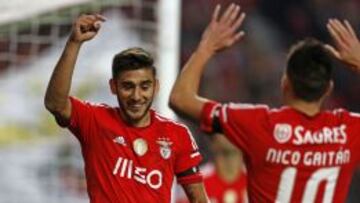 Salvio y Gait&aacute;n celebran uno de los tantos