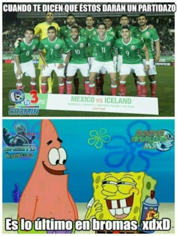 Los mejores Memes del México vs Islandia