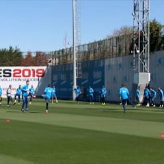 Los de Valverde se preparan para recibir al Atlético