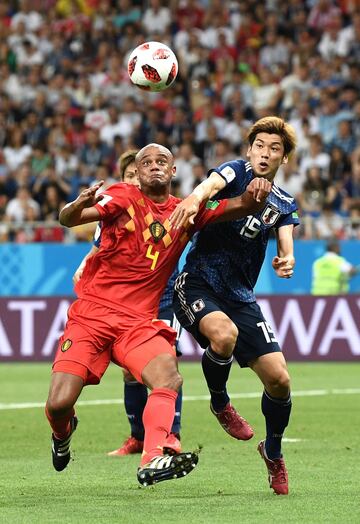 Vincent Kompany con Yuya Osako.