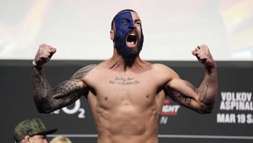 El escocés Paul Craig en un pesaje de la UFC.