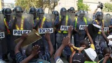 <b>MUCHA POLICÍA. </b>La inseguridad en Sudáfrica es un gran problema, pero las autoridades son optimistas de cara al Mundial.
