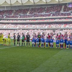 La victoria del Atlético de Madrid frente al Villarreal en imágenes