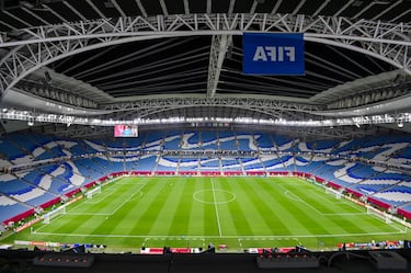 Al Janoub stadium in Al Wakrah, Qatar. The FIFA World Cup 2022 will kick-off on 20 November 2022.