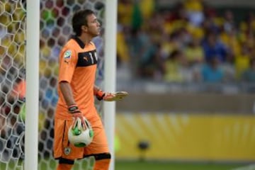 Fernando Muslera fue campe&oacute;n con Uruguay en 2011.