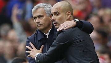En Inglaterra ven a Mou fuera de Champions y a Pep campe¨®n