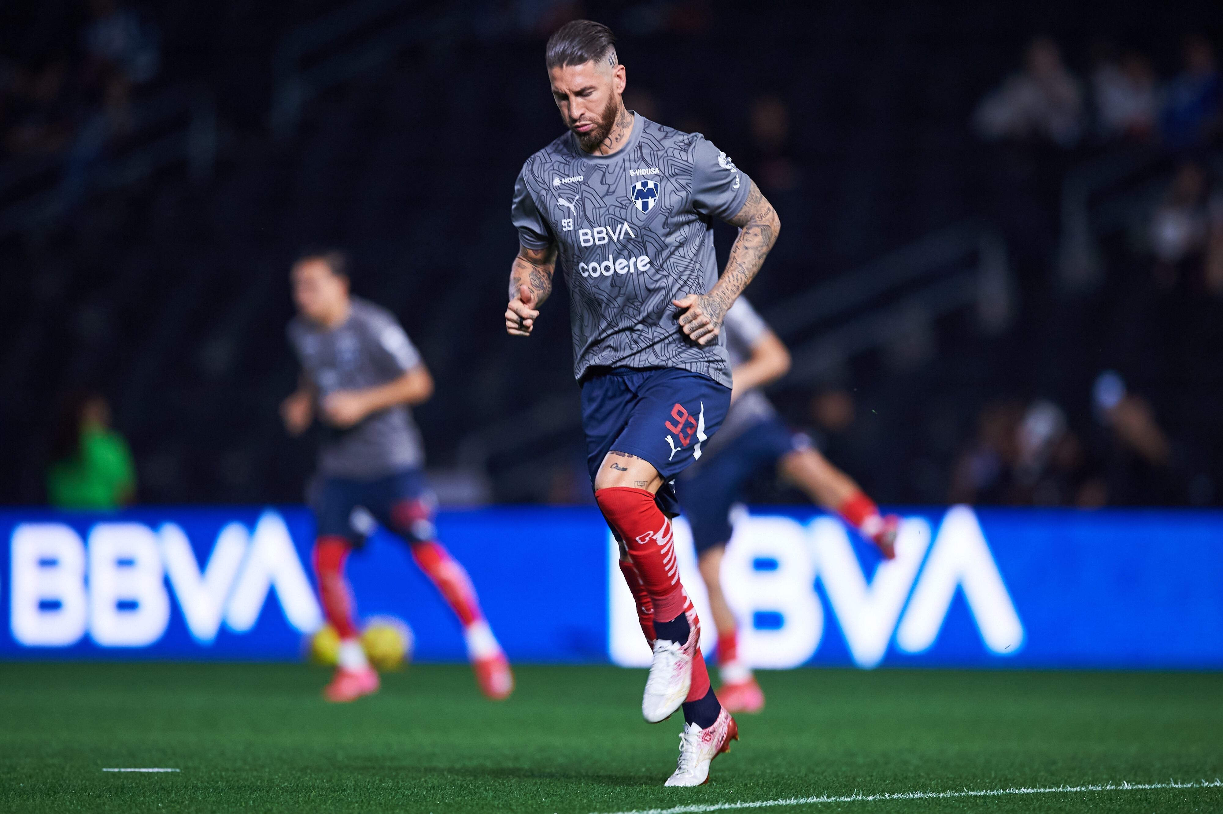     Torno Classura 2025 en Sergio Ramos de Monterre, Liga BPVA MX, Dornio Classura 2025, 02 de marzo de 2025 en el estadio de Pancomer BPVA de Newo Leone, Montry, BPVA.