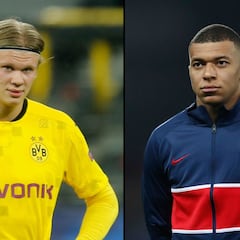 Haaland y Mbappé se alejan