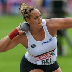 Alucinante Jolien Boumkwo: de lanzar peso a correr el 100 vallas en 32.81 por una baja