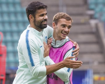 Griezmann y Diego Costa.