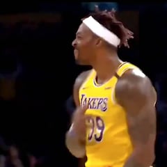 Locura en el Staples: el triple de Howard que le hace tener el mejor promedio de la liga