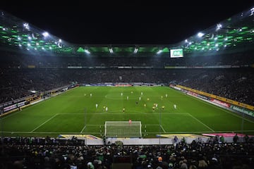 Los 25 estadios europeos con más porcentaje de asistencia